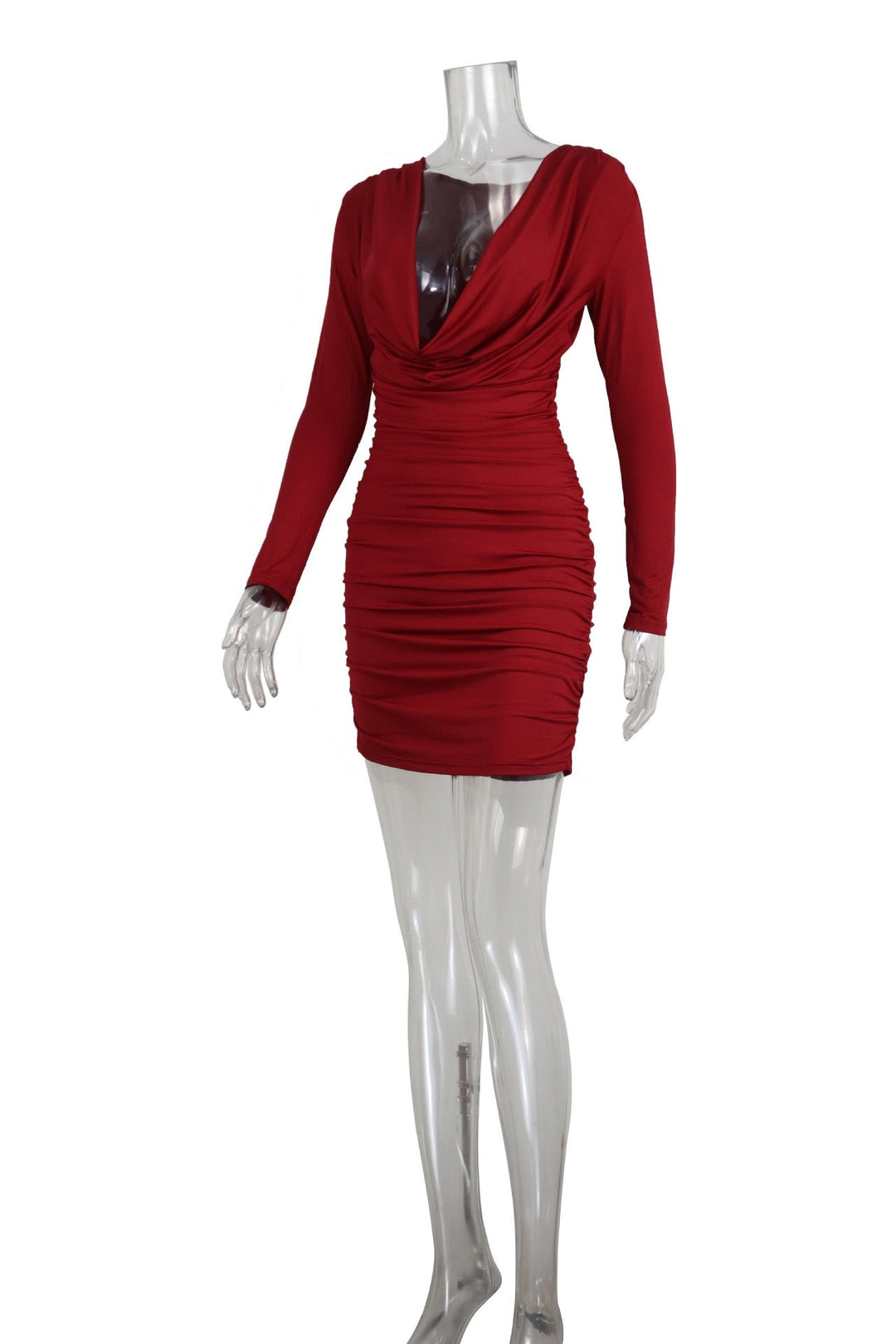 Mini dress with pleats design - Karin