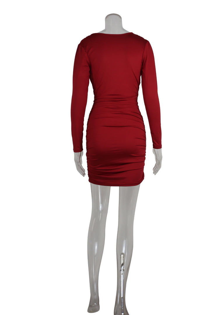Mini dress with pleats design - Karin