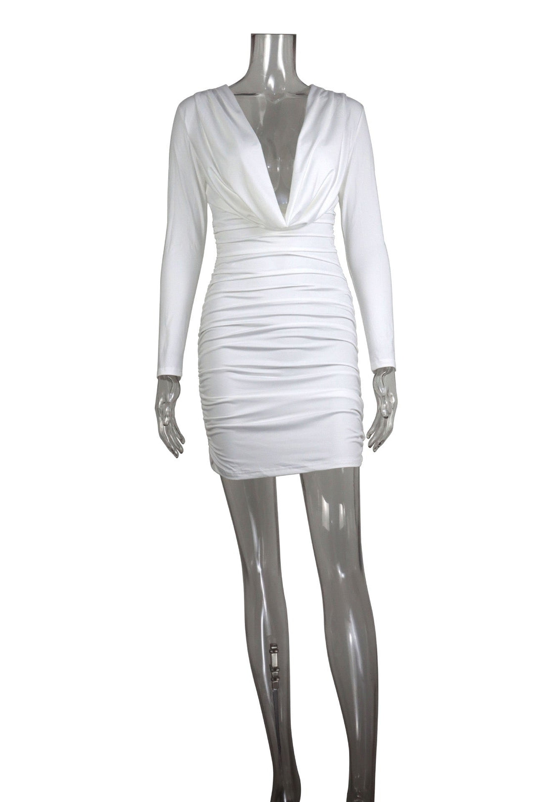 Mini dress with pleats design - Karin