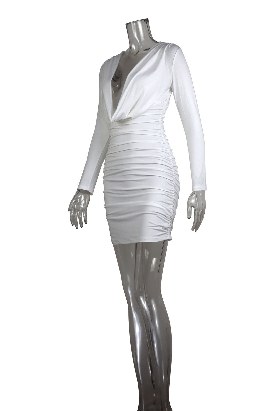 Mini dress with pleats design - Karin