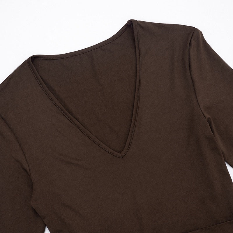 Mini dress with pleats design - Yariv