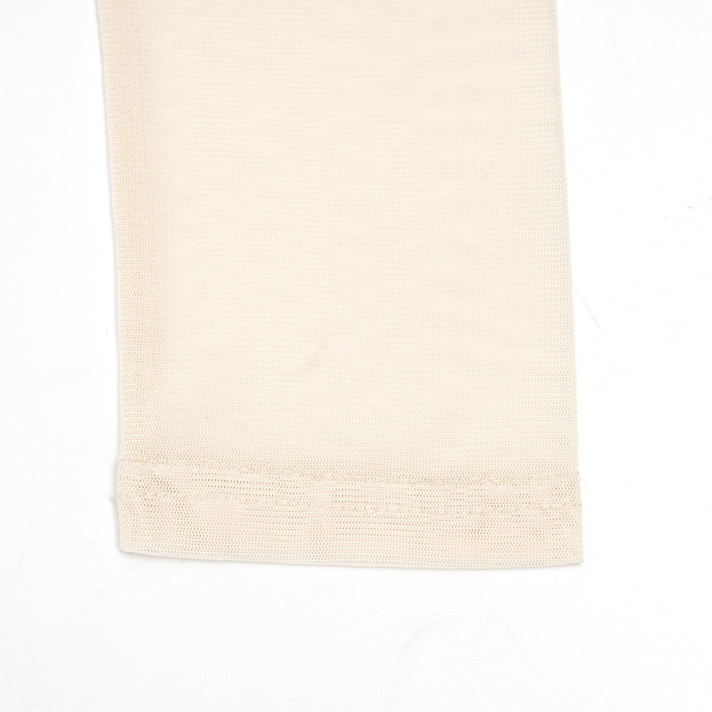 Maxi turtleneck dress in shiny fabric with ruching and mesh design - Liana