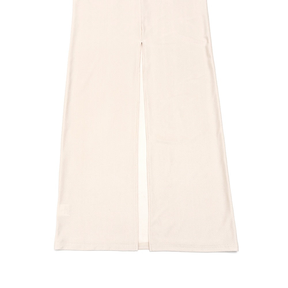 Maxi turtleneck dress in shiny fabric with ruching and mesh design - Liana