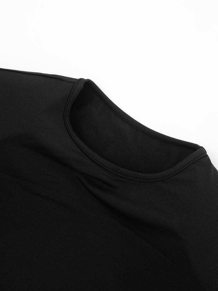 Mini dress with cross pleats design - Jay Lin