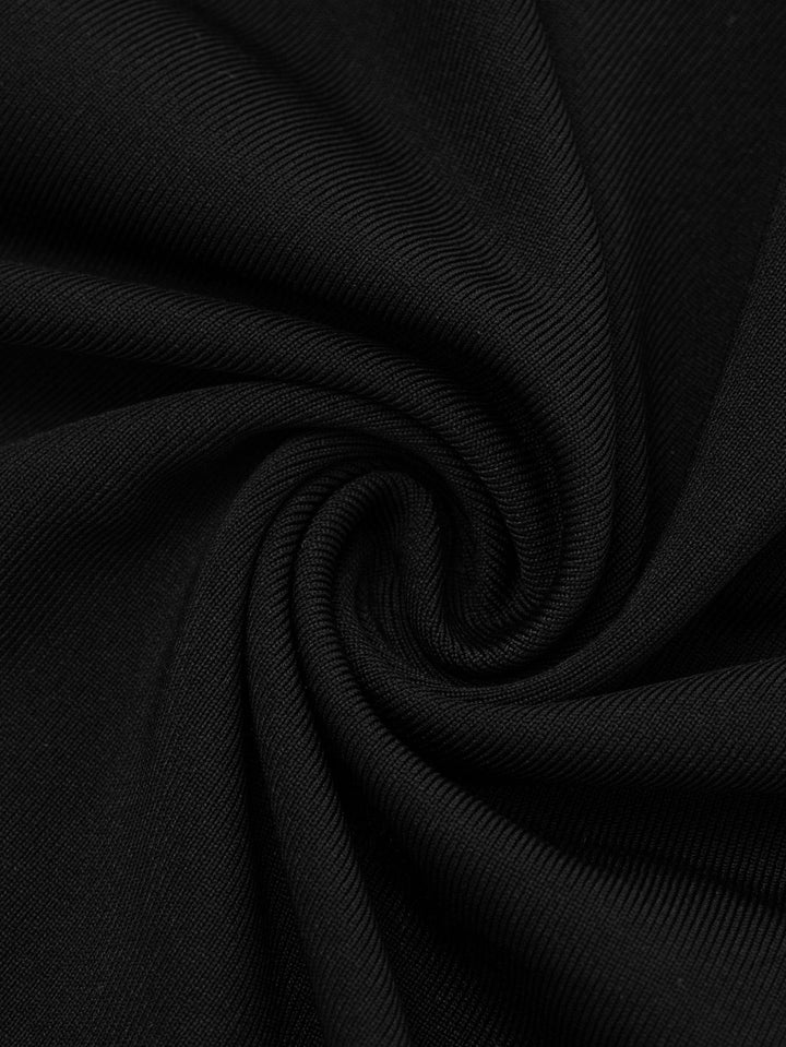 Mini dress with cross pleats design - Jay Lin