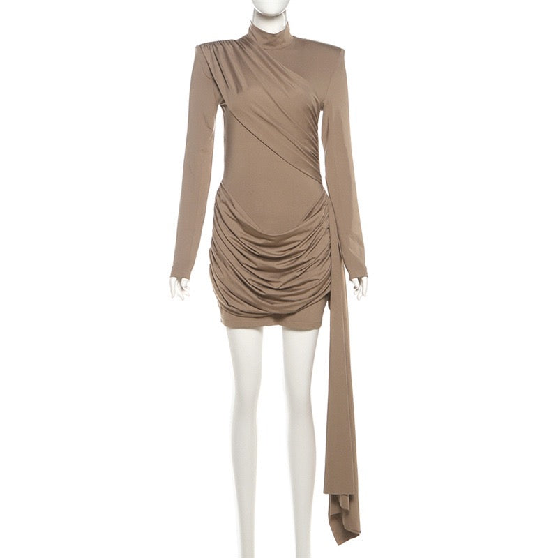 Mini Dress with Pleated Design - Valen
