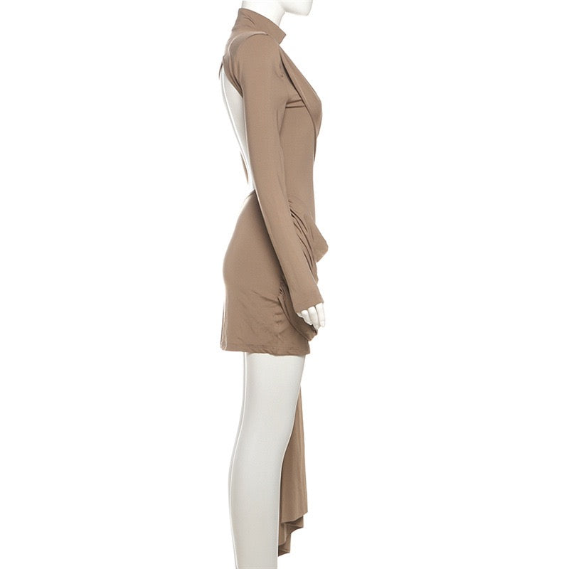 Mini Dress with Pleated Design - Valen