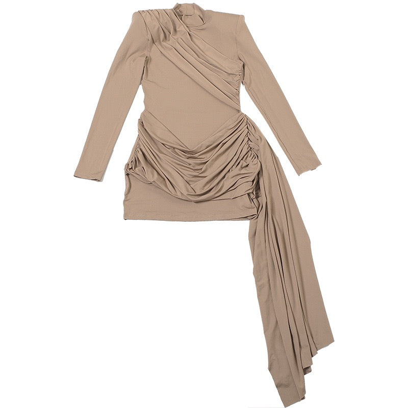 Mini Dress with Pleated Design - Valen