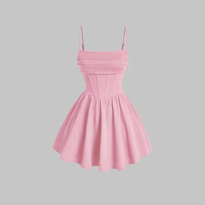 A-Line Ruffled Mini Dress - Antonella