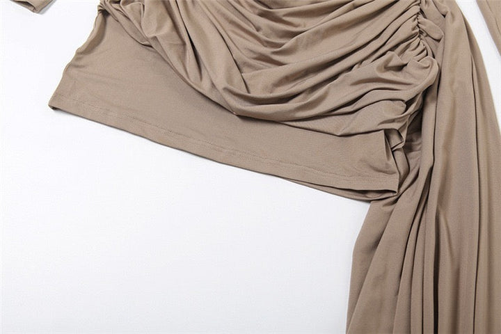Mini Dress with Pleated Design - Valen