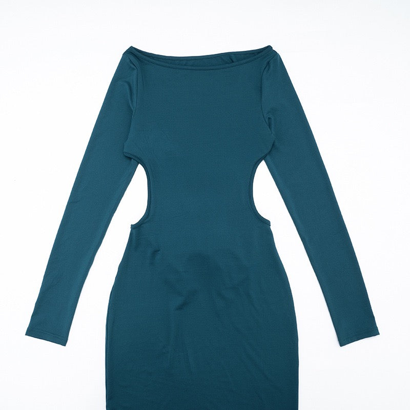 Maxi dress with open back and bow decoration - Joy