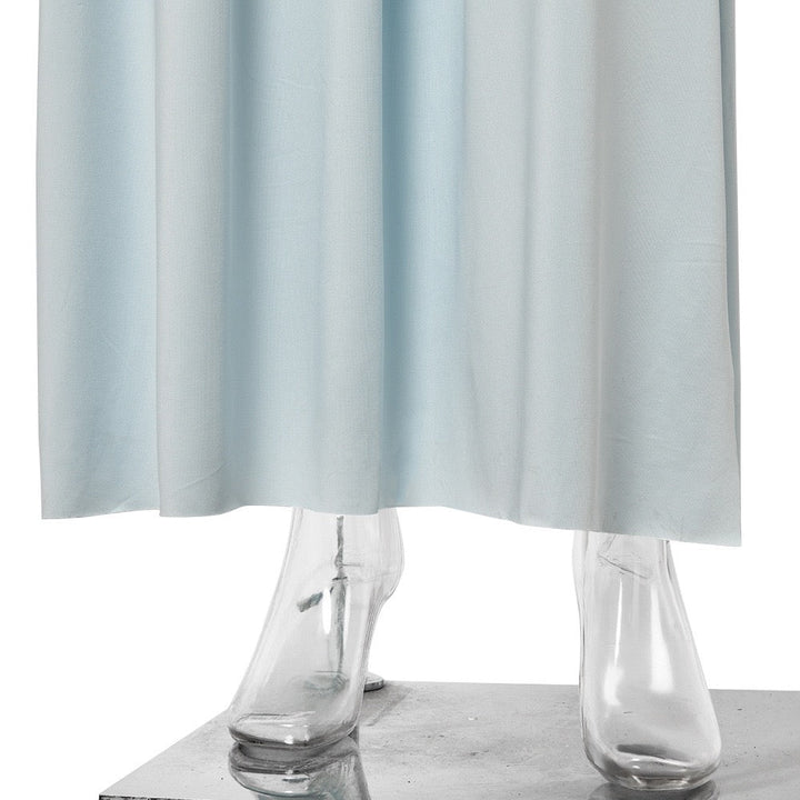 Maxi dress with pleat embellishments and a slit design – Julie