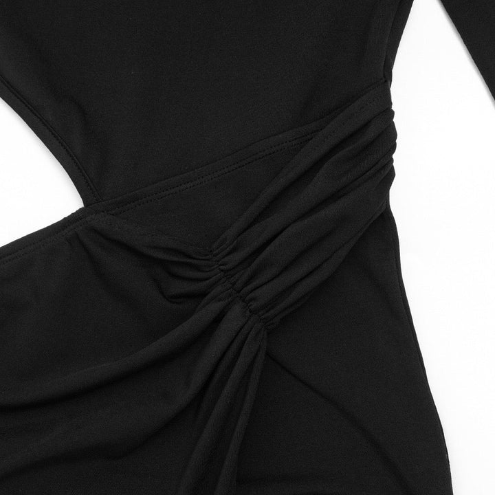 Maxi dress with short front and neckline design - Philly