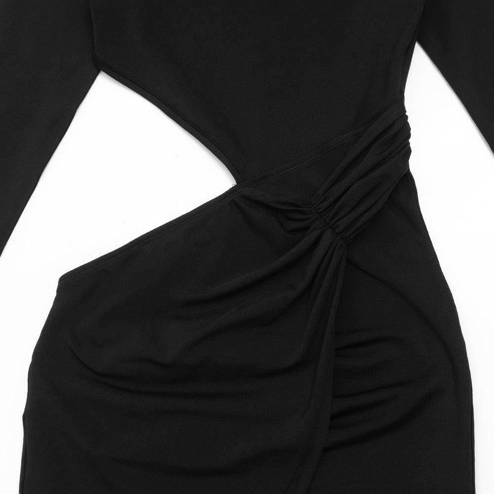 Maxi dress with short front and neckline design - Philly
