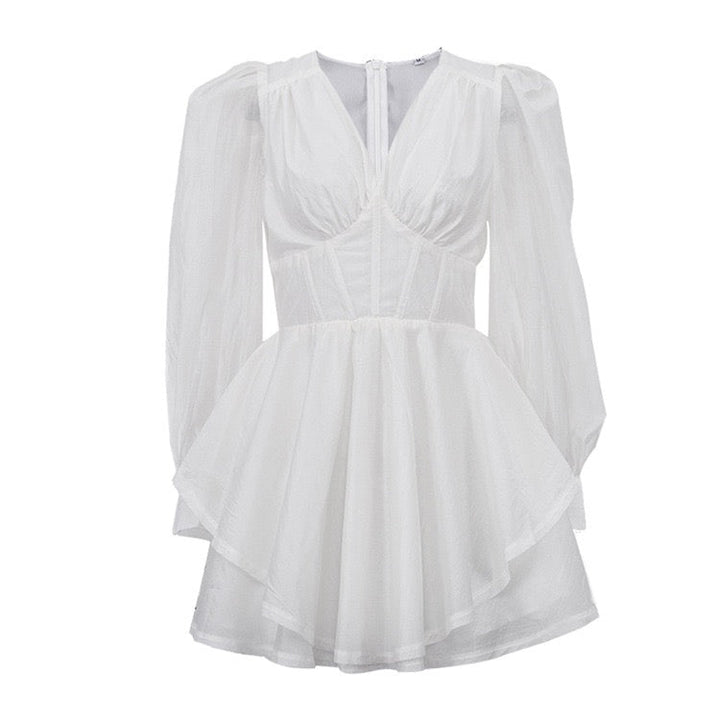 MILI - A-line chiffon mini dress