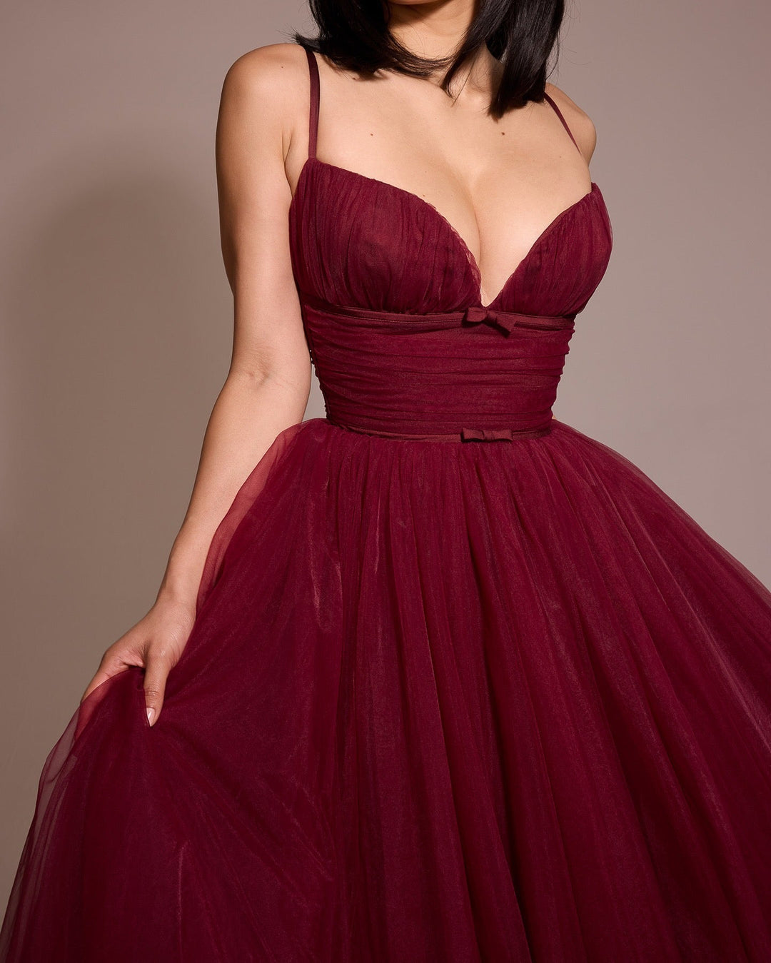 A-Line Midi Tulle Dress - Ahava