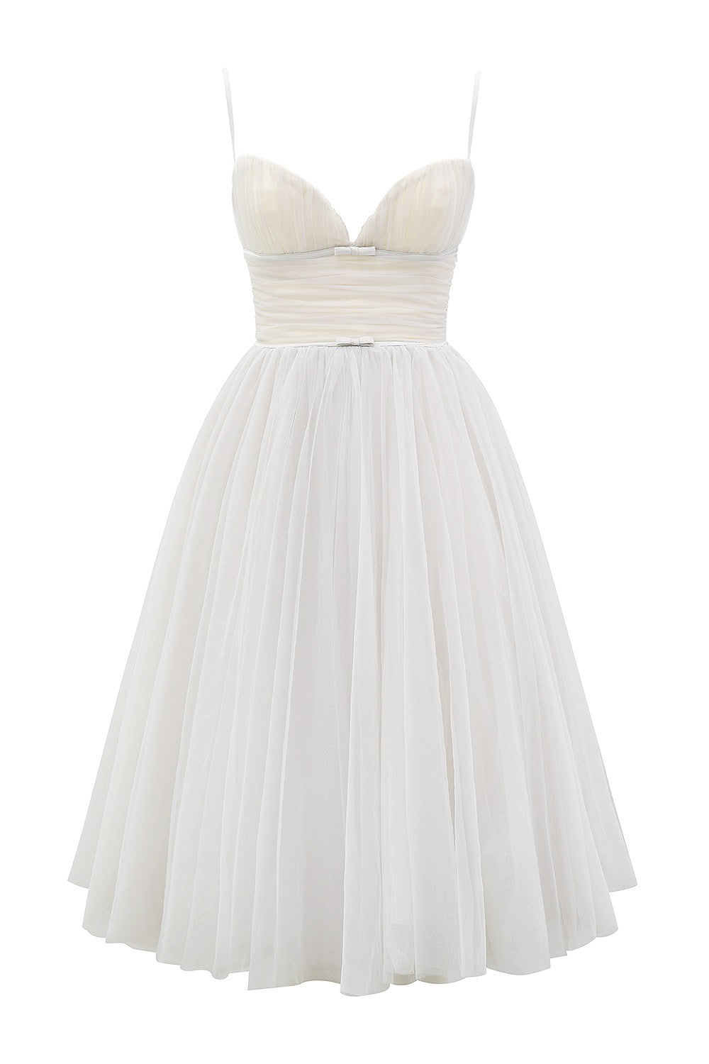A-Line Midi Tulle Dress - Ahava