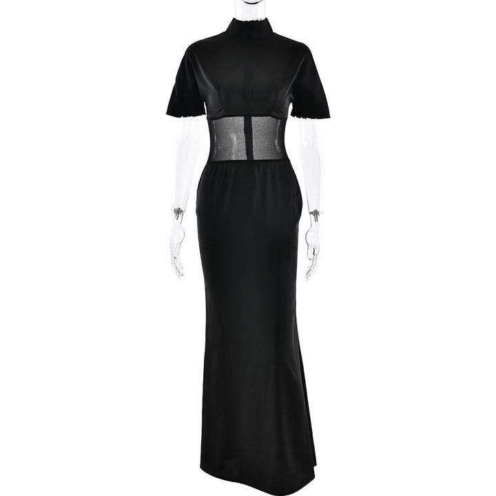 Maxi dress with mesh design - Tair