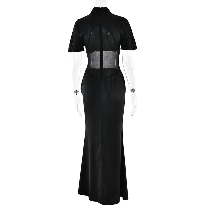 Maxi dress with mesh design - Tair