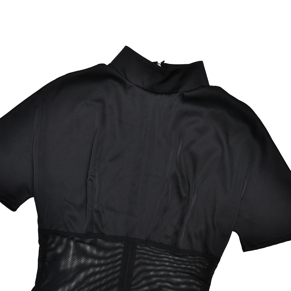 Maxi dress with mesh design - Tair