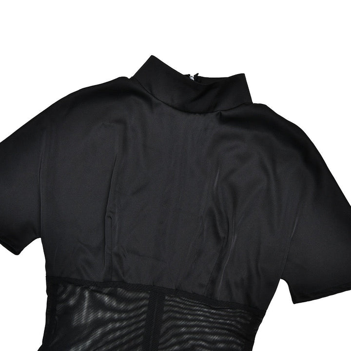 Maxi dress with mesh design - Tair