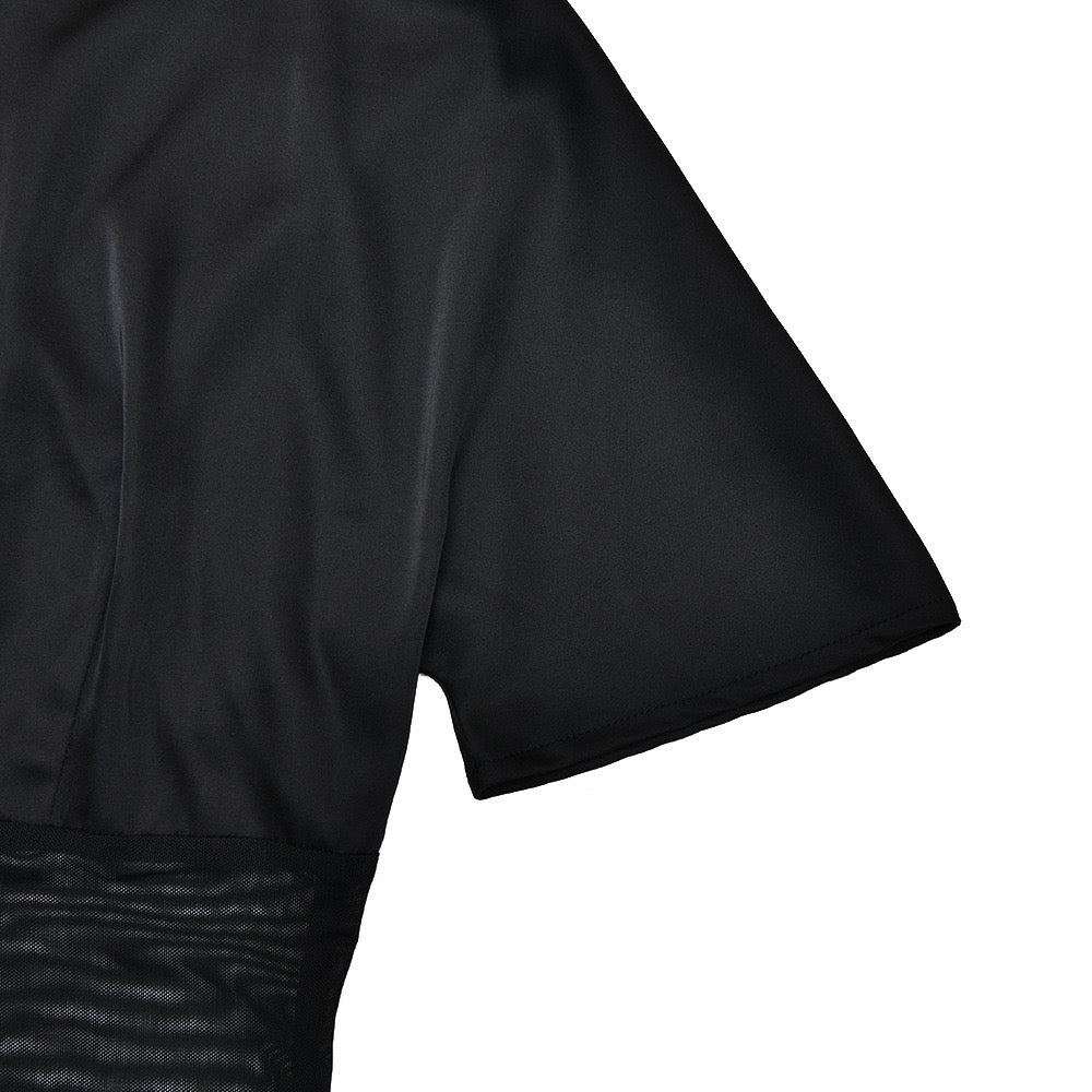 Maxi dress with mesh design - Tair