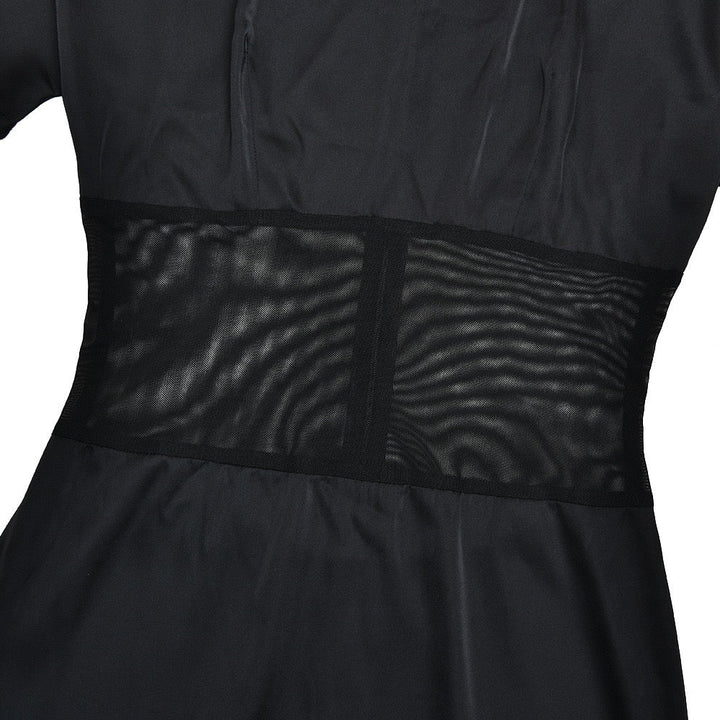 Maxi dress with mesh design - Tair