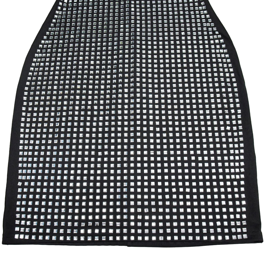 Mini Dress with Sparkling Sequins and Open Back - Sheina