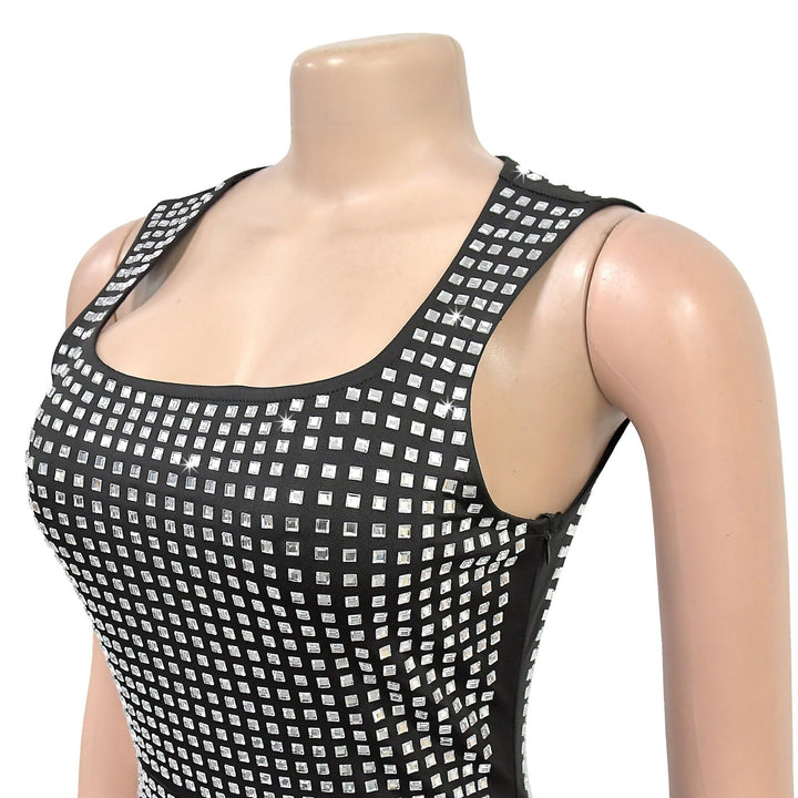 Mini Dress with Sparkling Sequins - SHON