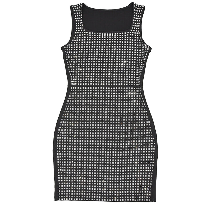 Mini Dress with Sparkling Sequins - SHON