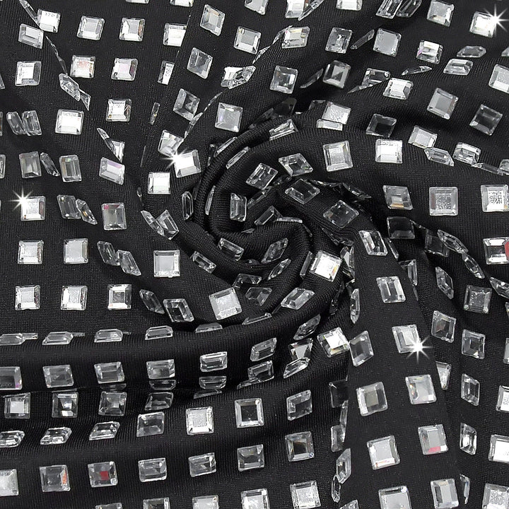 Mini Dress with Sparkling Sequins - SHON