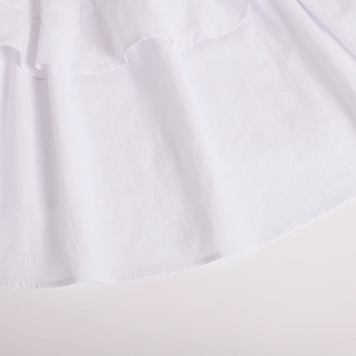 Mini Dress with Tiered Ruffle and Shoulder Tie - DANIELLA