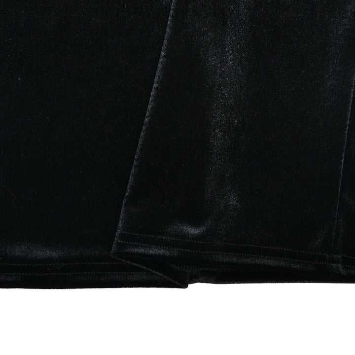 Elegant velvet maxi dress with chiffon design - Michaela