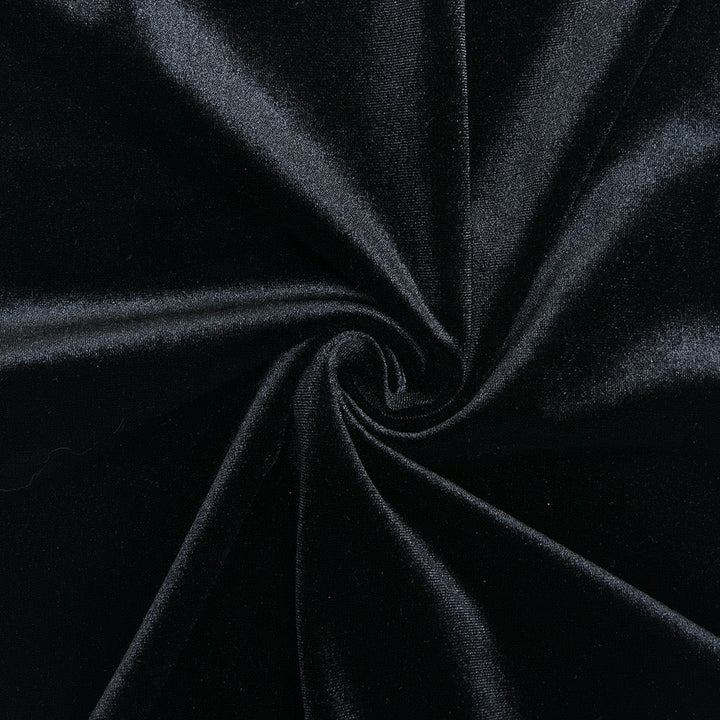 Elegant velvet maxi dress with chiffon design - Michaela