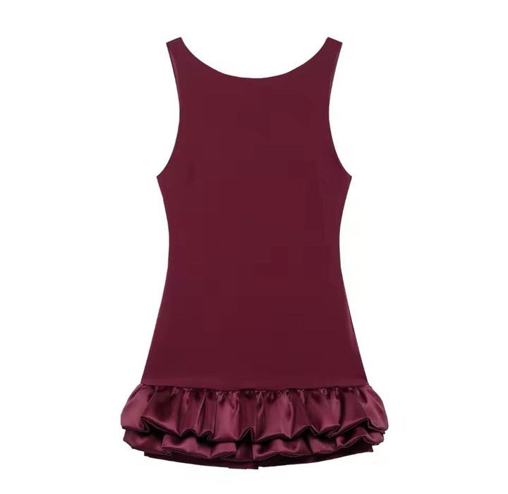 Mini Dress with Whipped Cream Design - Rosalie