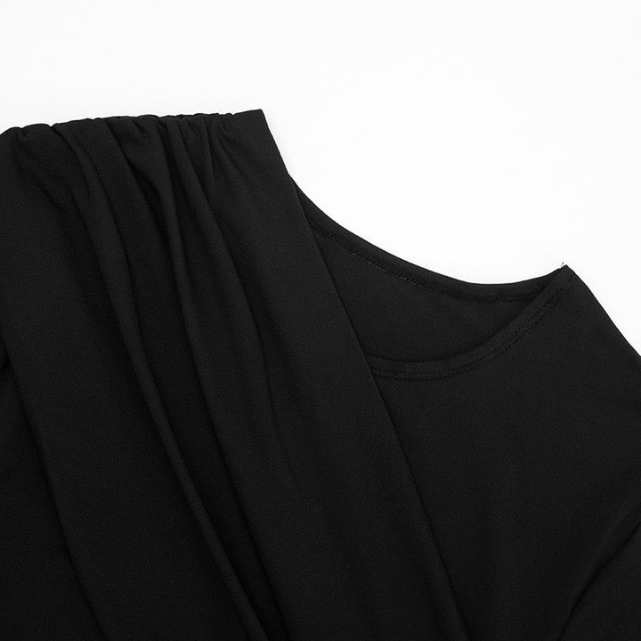 Mini Dress with Pleats and Train - PHINIX