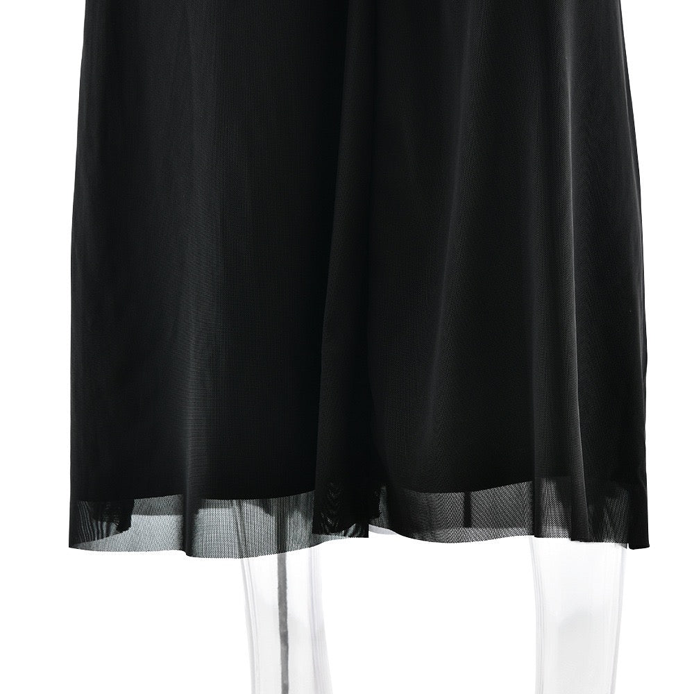 Maxi dress with ruching and chiffon design - Tzofia