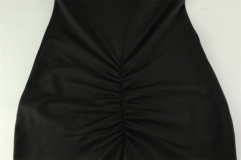 Elegant maxi dress with a lace corset design - FELIAN