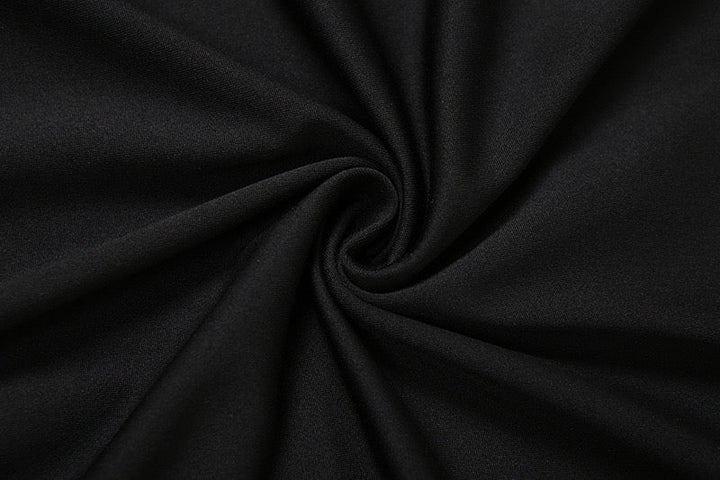 Elegant maxi turtleneck dress with ruching and open back design - DALIA