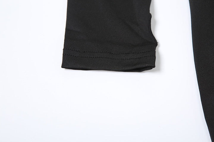 Elegant maxi turtleneck dress with ruching and open back design - DALIA