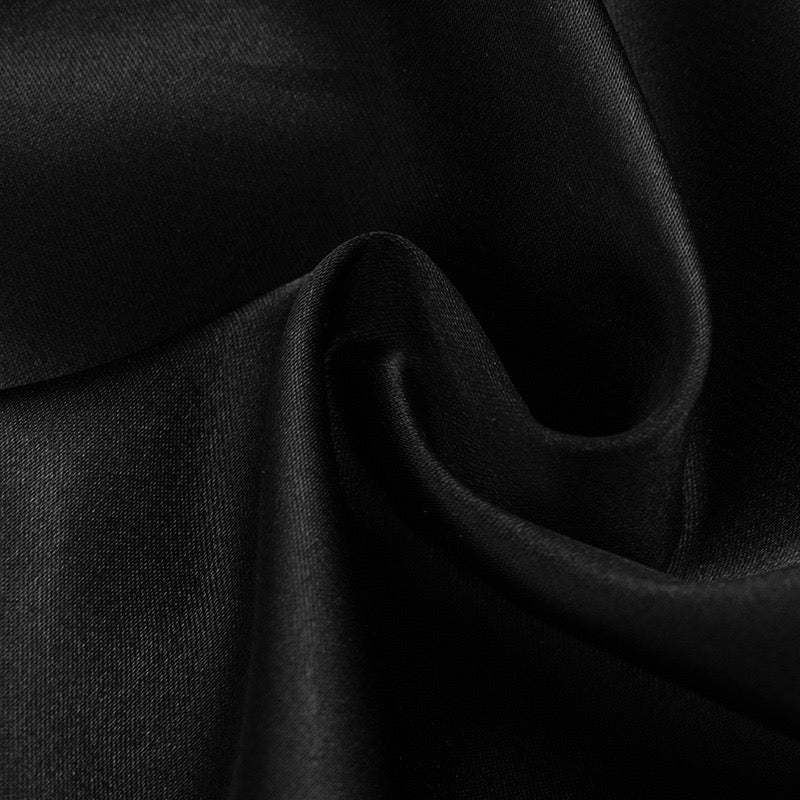 Strapless mini dress with a corset and satin pleat detailing – Sagi