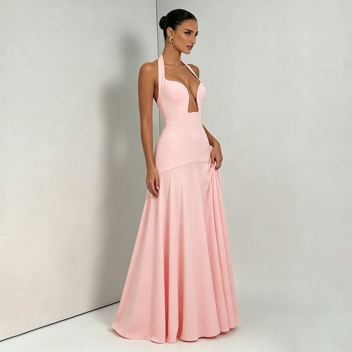 Open-back maxi dress – YAHELIA