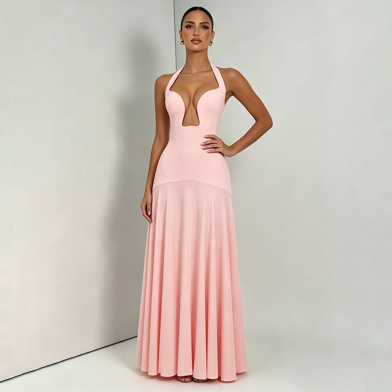 Open-back maxi dress – YAHELIA