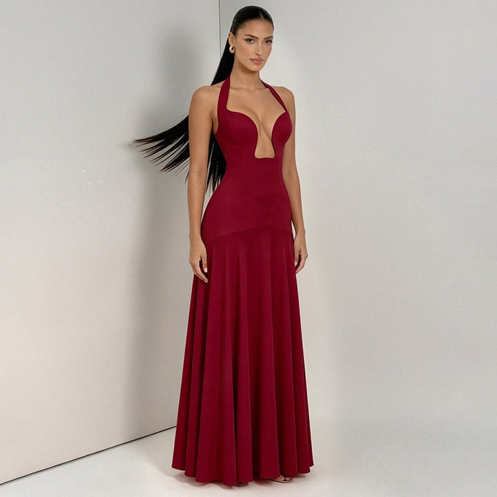 Open-back maxi dress – YAHELIA
