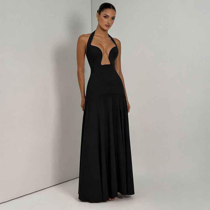 Open-back maxi dress – YAHELIA