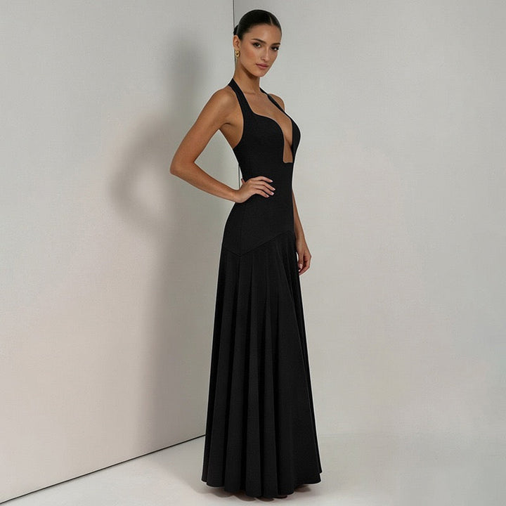 Open-back maxi dress – YAHELIA