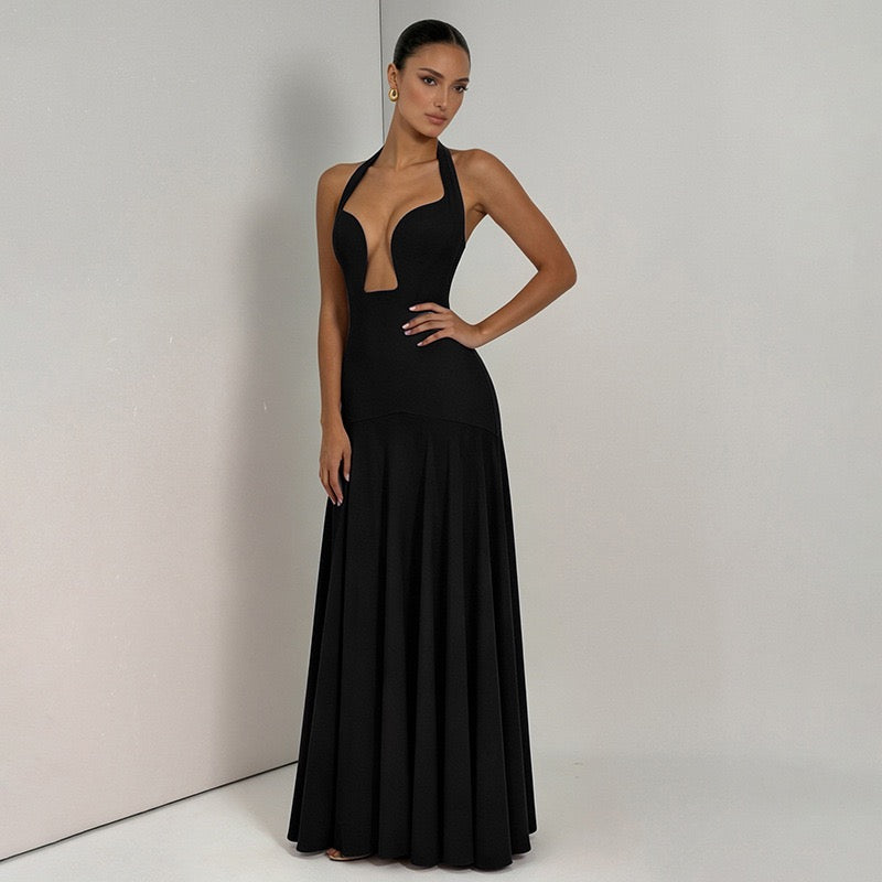 Open-back maxi dress – YAHELIA