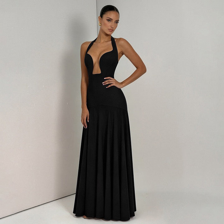 Open-back maxi dress – YAHELIA