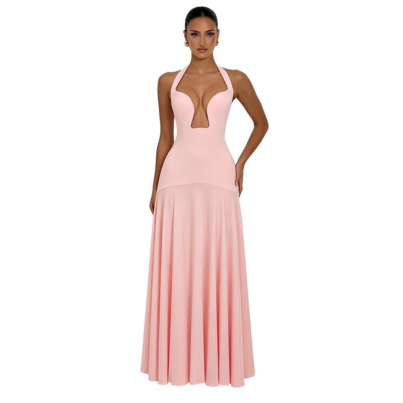 Open-back maxi dress – YAHELIA