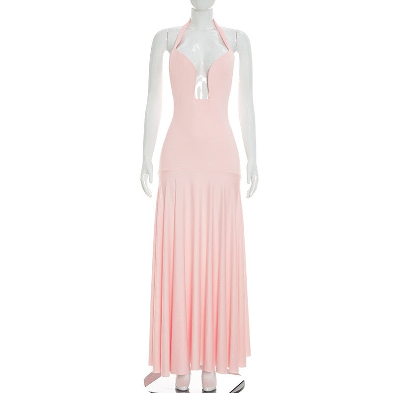 Open-back maxi dress – YAHELIA